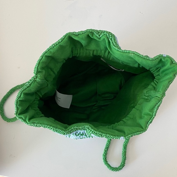 Kate Spade / Kate Spade X Target Beaded Classic Rose Drawstring Bucket Bag NWT - Picture 3 of 10